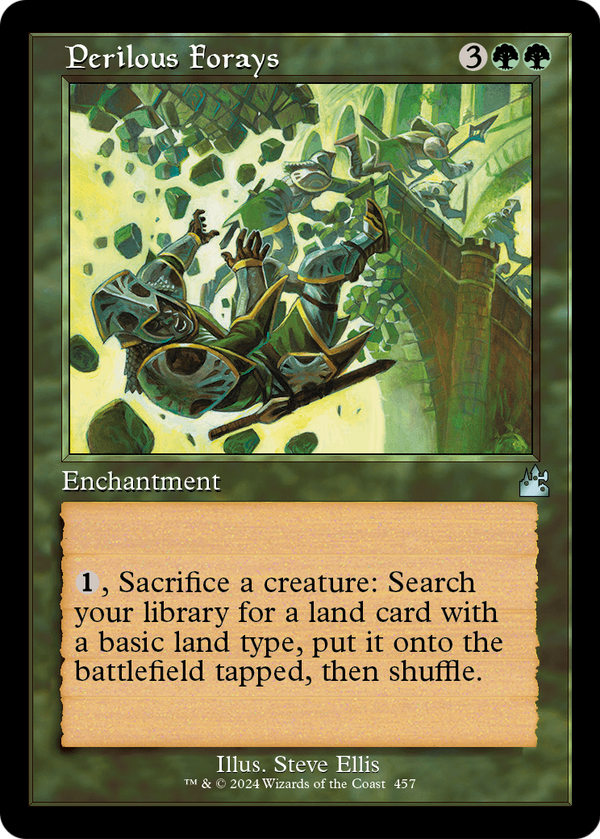 Perilous Forays (Retro Frame) (RVR-457) - Ravnica Remastered Foil