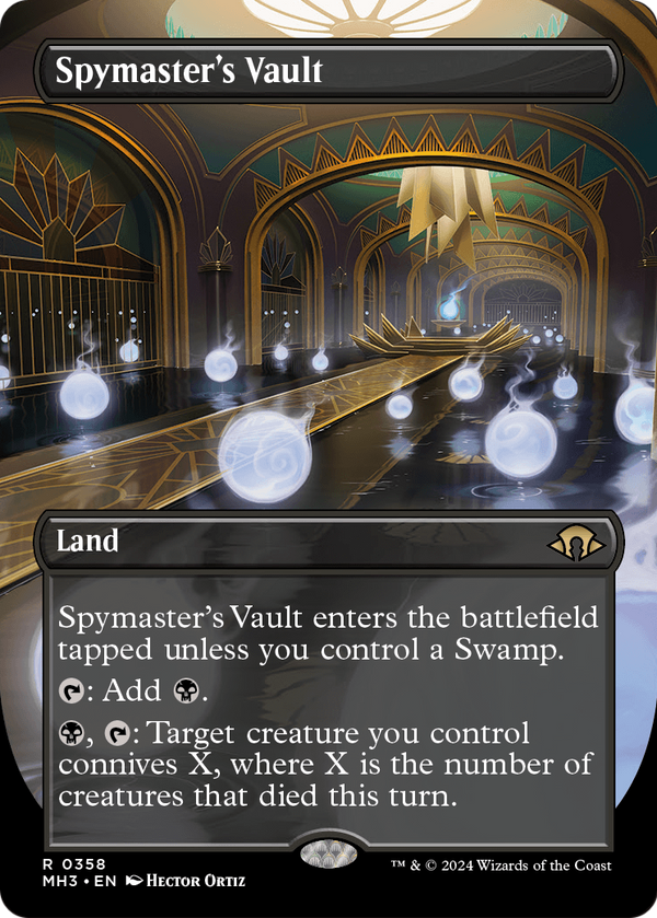 Spymaster's Vault (Borderless) (MH3-358) - Modern Horizons 3 Foil