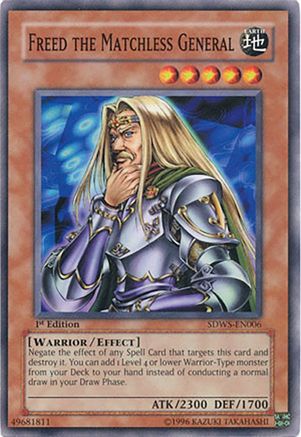 Freed the Matchless General (SDWS-EN006) - Structure Deck: Warriors' Strike 1st Edition