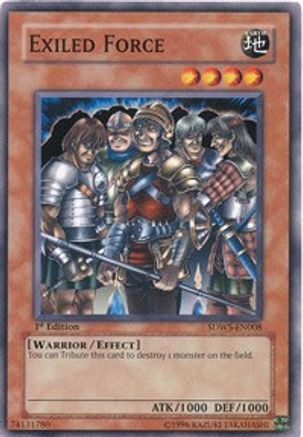 Exiled Force (SDWS-EN008) - Structure Deck: Warriors' Strike 1st Edition