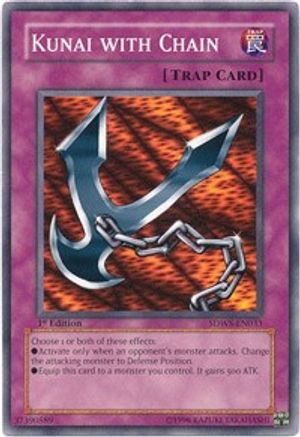 Kunai with Chain (SDWS-EN033) - Structure Deck: Warriors' Strike 1st Edition