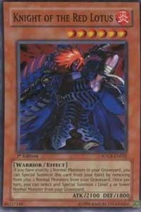 Knight of the Red Lotus (SOVR-EN032) - Stardust Overdrive Unlimited