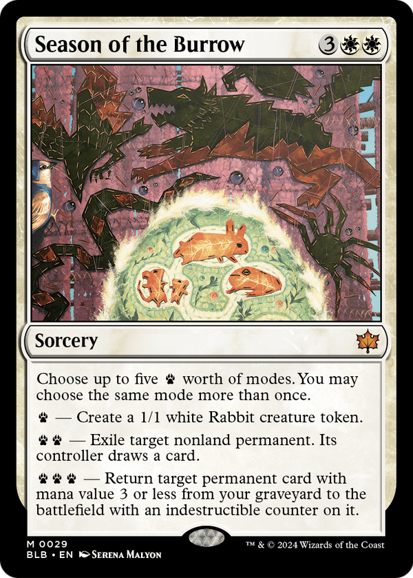 Season of the Burrow (BLB-029) - Bloomburrow Foil