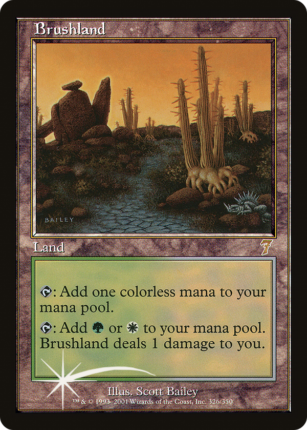Brushland (7ED-326★) - 7th Edition Foil