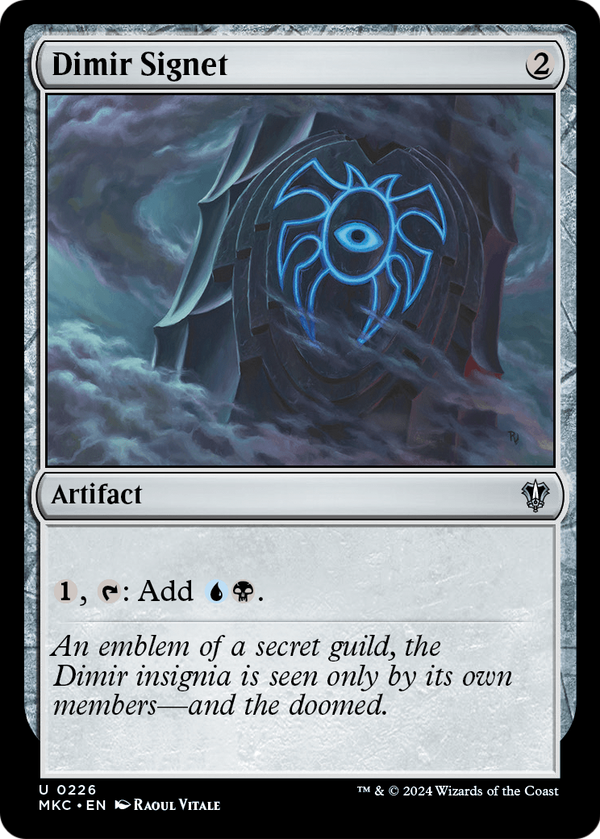 Dimir Signet (MKC-226) - Murders at Karlov Manor Commander
