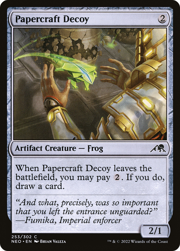 Papercraft Decoy (NEO-253) - Kamigawa: Neon Dynasty Foil