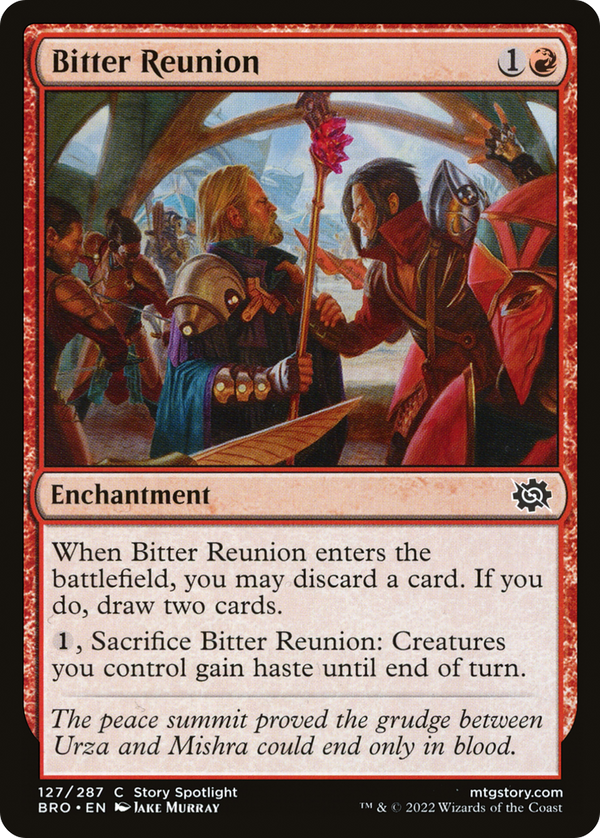Bitter Reunion (BRO-127) - The Brothers' War Foil