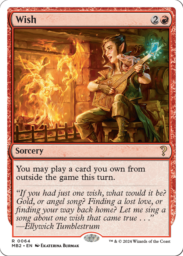 Wish (White Border) (MB2-064) - Mystery Booster 2