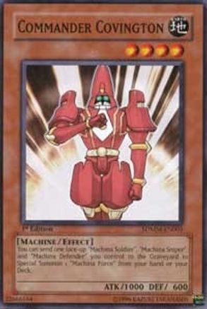 Commander Covington (SDMM-EN005) - Structure Deck: Machina Mayhem Unlimited