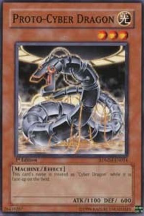 Proto-Cyber Dragon (SDMM-EN014) - Structure Deck: Machina Mayhem 1st Edition