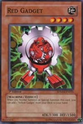 Red Gadget (SDMM-EN016) - Structure Deck: Machina Mayhem 1st Edition