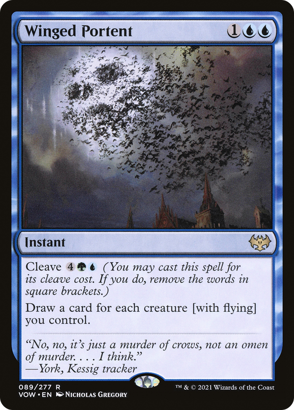 Winged Portent (VOW-089) - Innistrad: Crimson Vow