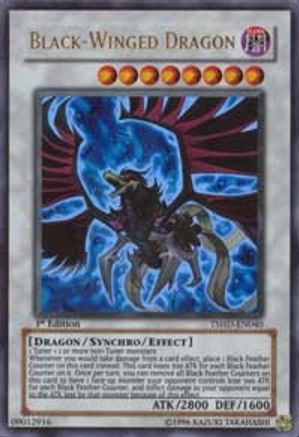 Black-Winged Dragon (TSHD-EN040) - The Shining Darkness 1st Edition