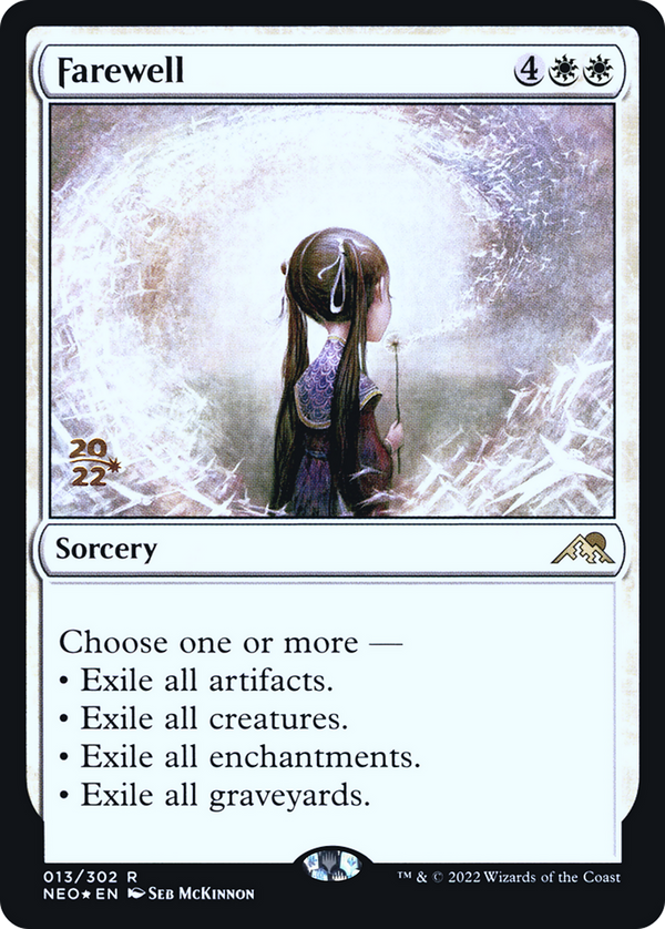 Farewell (PRE-013) - Kamigawa: Neon Dynasty Promos Foil