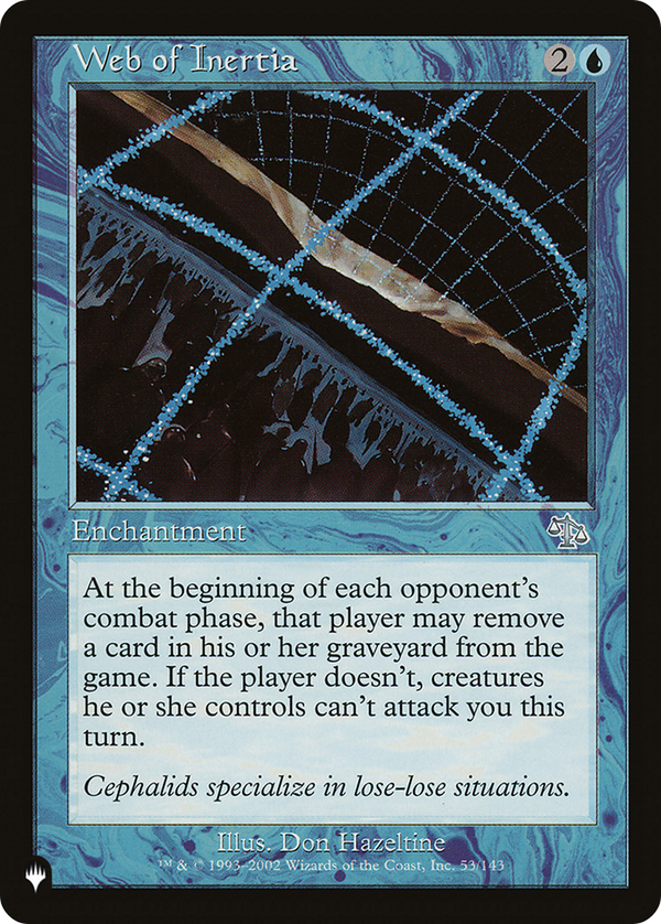 Web of Inertia (LIST-JUD-53) - The List