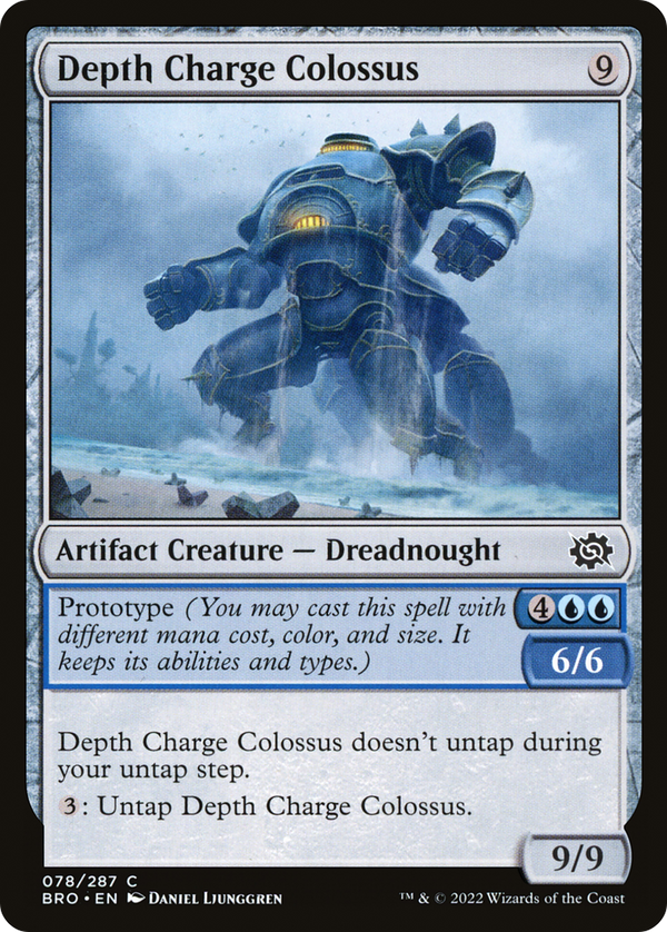 Depth Charge Colossus (BRO-078) - The Brothers' War Foil