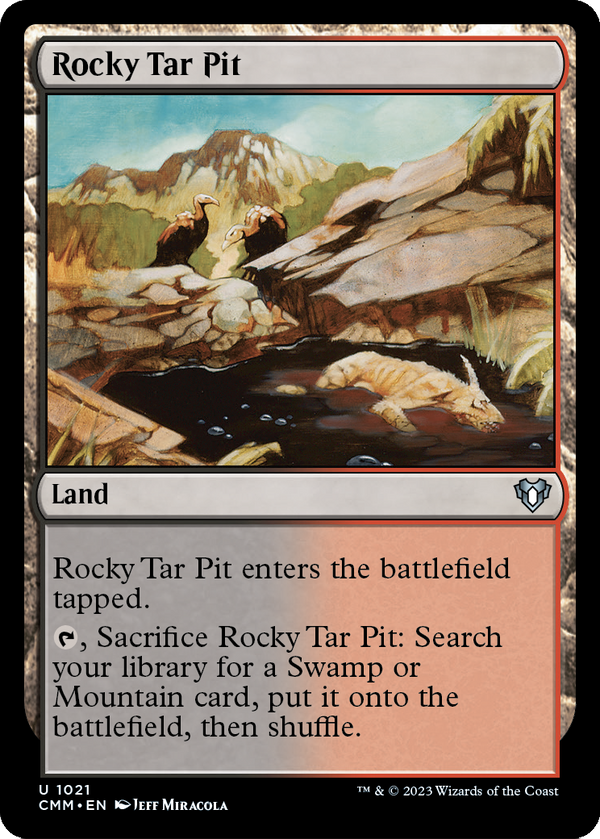 Rocky Tar Pit (CMM-1021) - Commander Masters