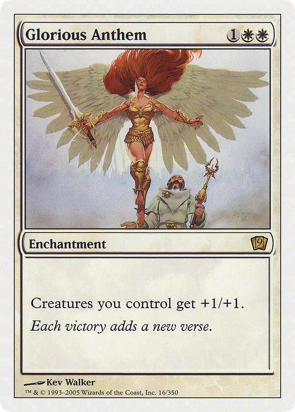 Glorious Anthem (9ED-016) - 9th Edition Foil