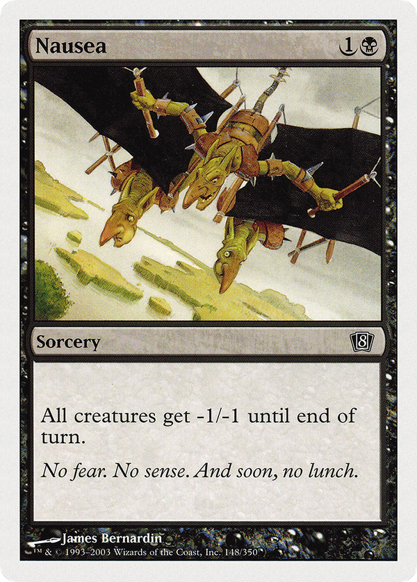 Nausea (8ED-148) - 8th Edition