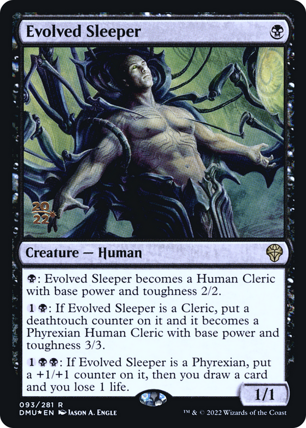 Evolved Sleeper (PRE-093) - Dominaria United Promos Foil