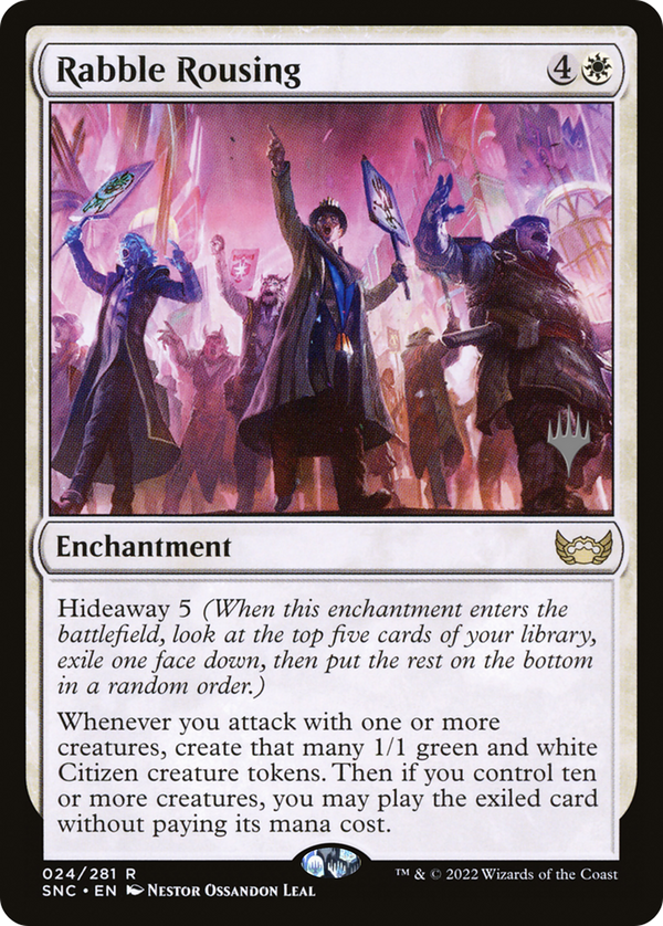 Rabble Rousing (PPSNC-024) - Streets of New Capenna Promos Foil