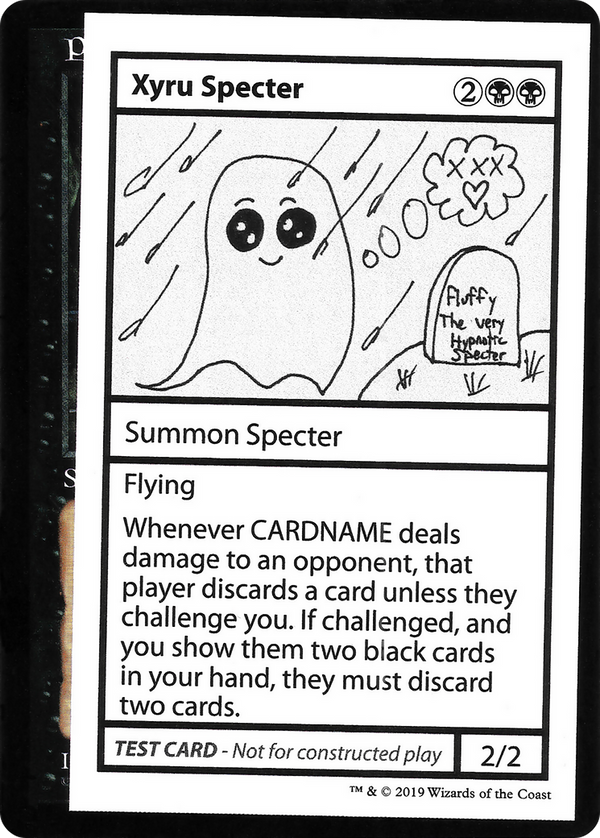 Xyru Specter (No PW Symbol) (CMB1-) - Mystery Booster Playtest Cards 2021