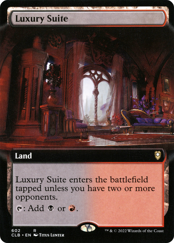 Luxury Suite (Extended Art) (CLB-602) - Commander Legends: Battle for Baldur's Gate: (Extended Art)