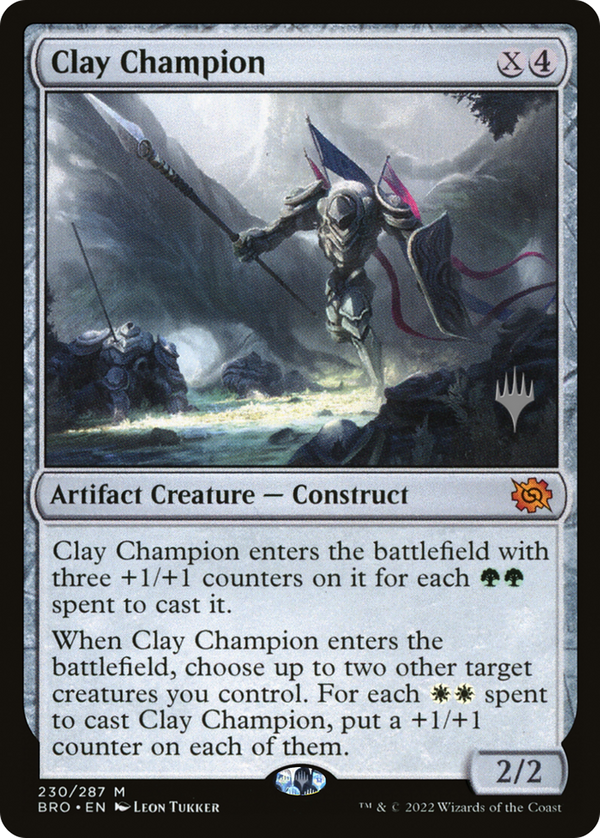 Clay Champion (PPBRO-230) - The Brothers' War Promos Foil
