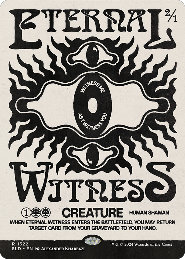 Eternal Witness (1522) (SLD-1522) - Secret Lair Drop (Borderless)