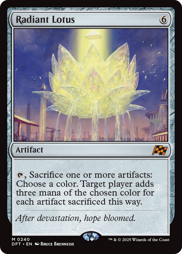 Radiant Lotus (PPDFT-240) - Promo Pack: Aetherdrift Foil