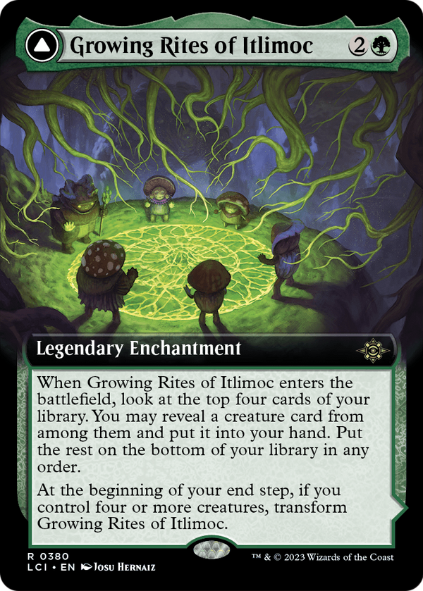 Growing Rites of Itlimoc (Extended Art) (LCI-380) - The Lost Caverns of Ixalan: (Extended Art)