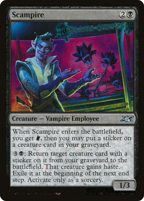 Scampire (Galaxy Foil) (UNF-375) - Unfinity Foil