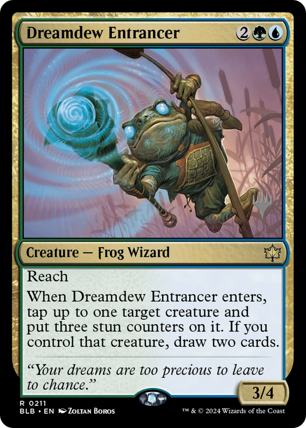 Dreamdew Entrancer (PPBLB-211) - Bloomburrow Promos Foil