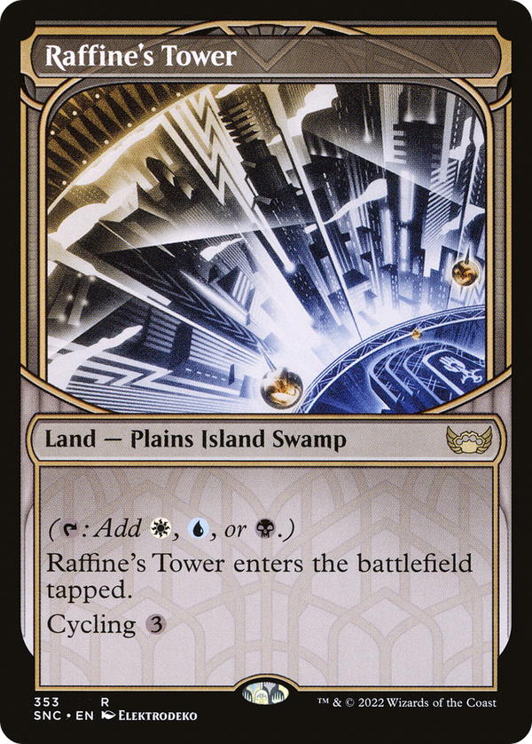 Raffine's Tower (Showcase) (SNC-353) - Streets of New Capenna: (Showcase) Foil