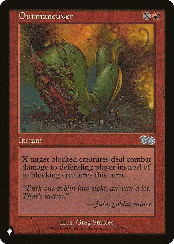 Outmaneuver (LIST-USG-205) - The List