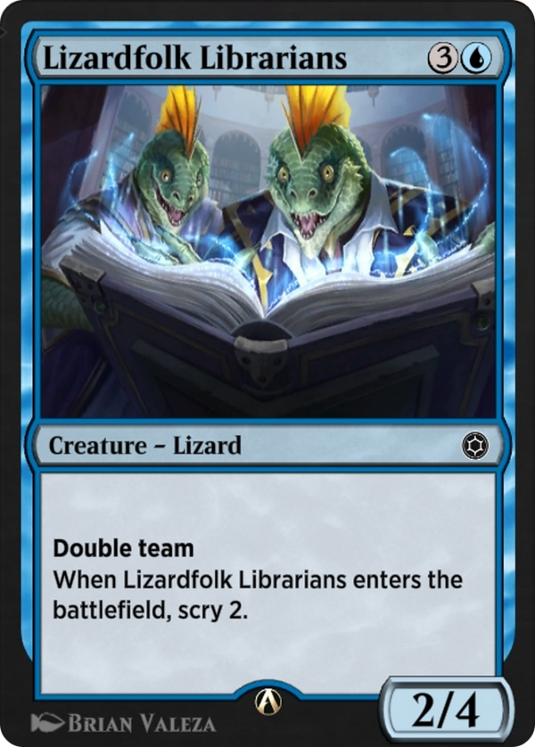 Lizardfolk Librarians (HBG-035) - Alchemy Horizons: Baldur's Gate