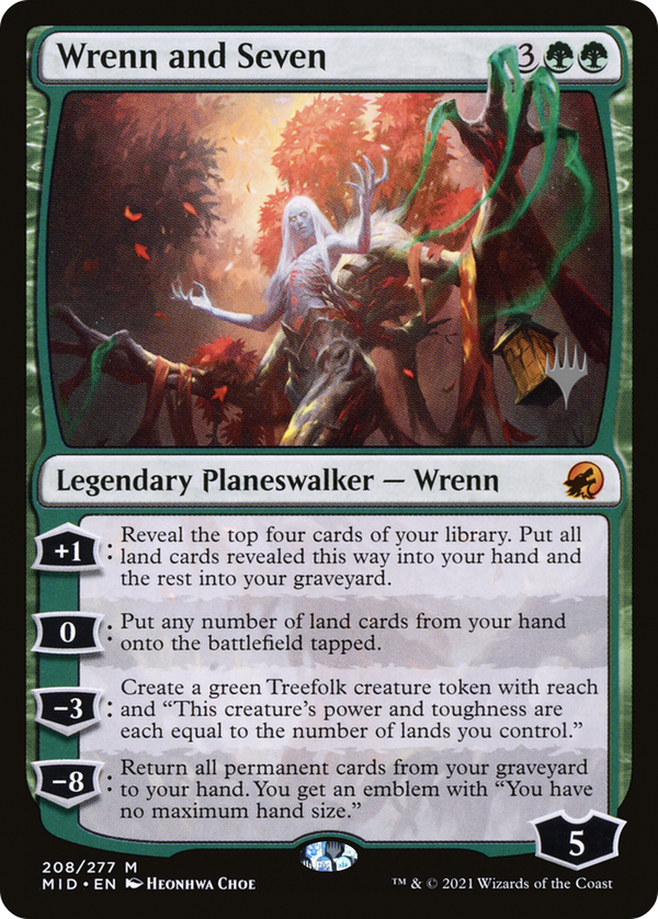 Wrenn and Seven (PPMID-208) - Innistrad: Midnight Hunt Promos