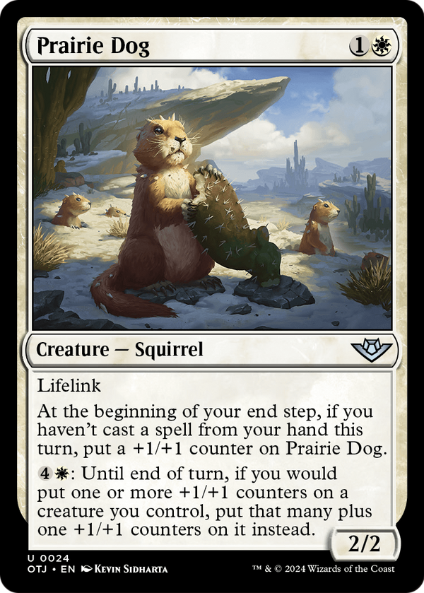 Prairie Dog (OTJ-024) - Outlaws of Thunder Junction Foil