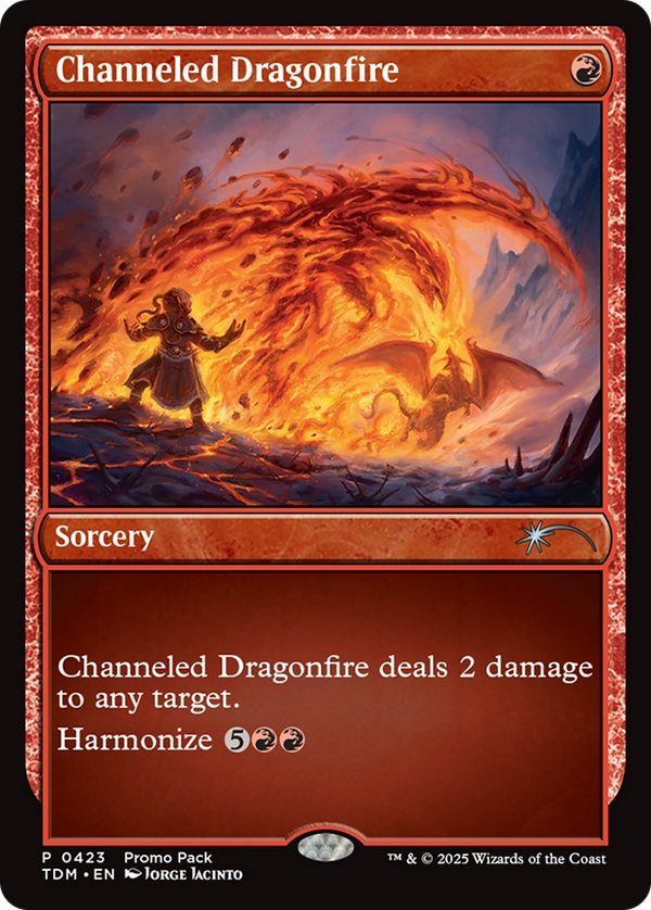Channeled Dragonfire (PPTDM-423) - Promo Pack: Tarkir: Dragonstorm