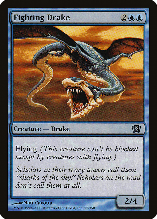 Fighting Drake (8ED-077) - 8th Edition Foil