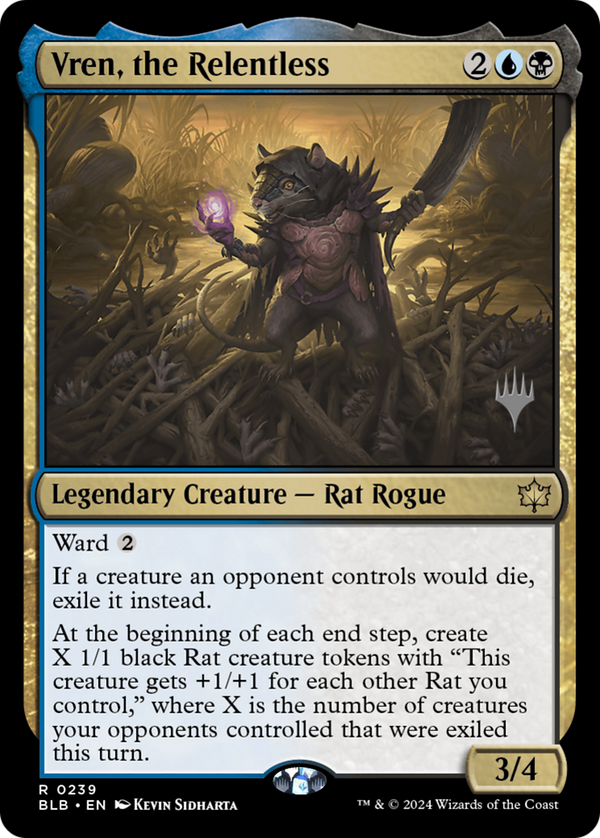 Vren, the Relentless (PPBLB-239) - Bloomburrow Promos