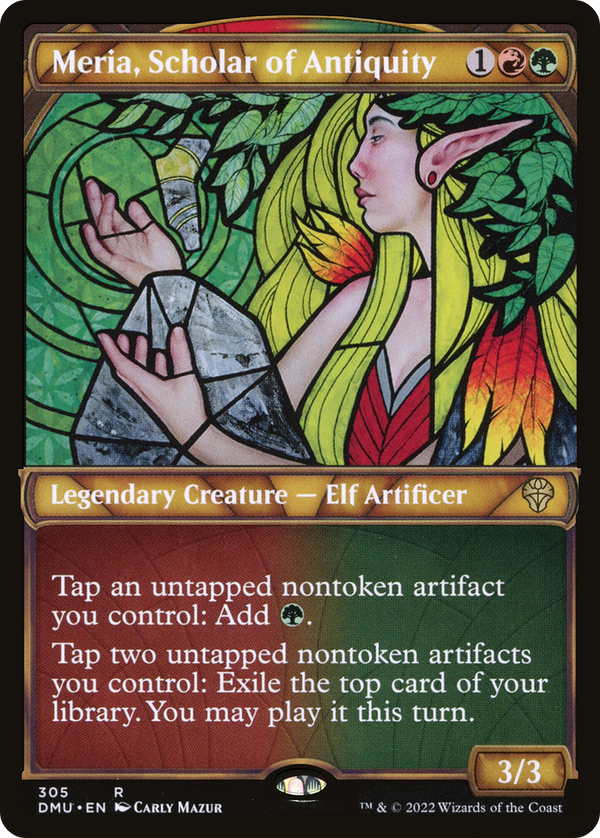 Meria, Scholar of Antiquity (Showcase) (DMU-305) - Dominaria United: (Showcase)