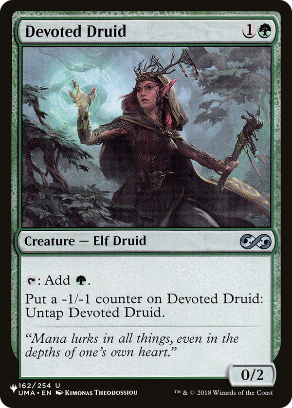 Devoted Druid (LIST-UMA-162) - The List