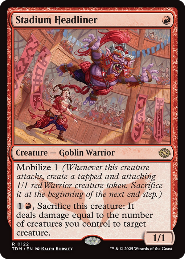 Stadium Headliner (TDM-122) - Tarkir: Dragonstorm Foil