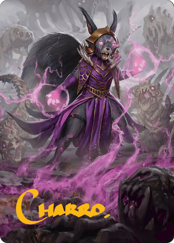 Liliana of the Dark Realms // Liliana of the Dark Realms (ABLB-051) - Bloomburrow Art Series (Borderless) Foil