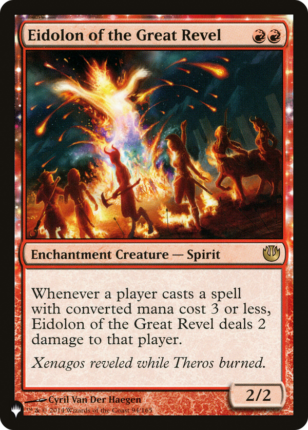 Eidolon of the Great Revel (LIST-JOU-94) - The List: (enchantment)