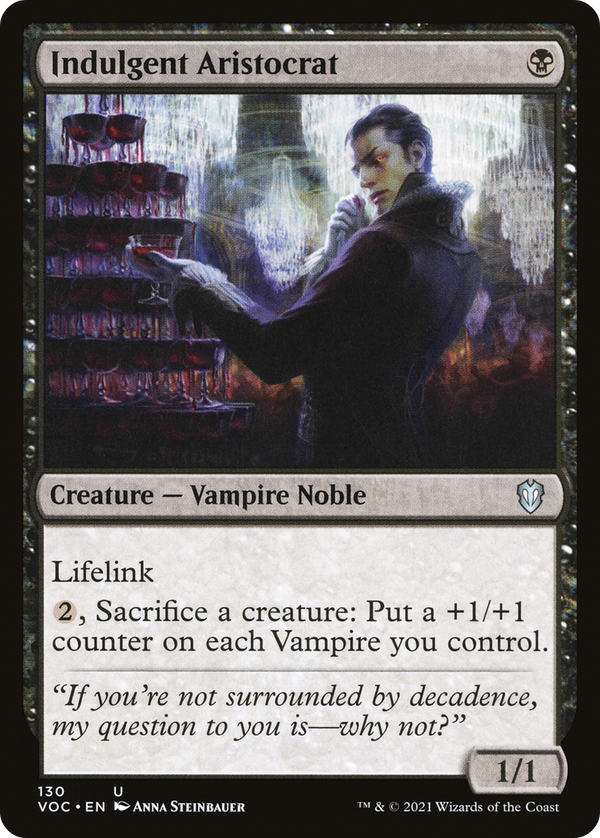 Indulgent Aristocrat (VOC-130) - Crimson Vow Commander