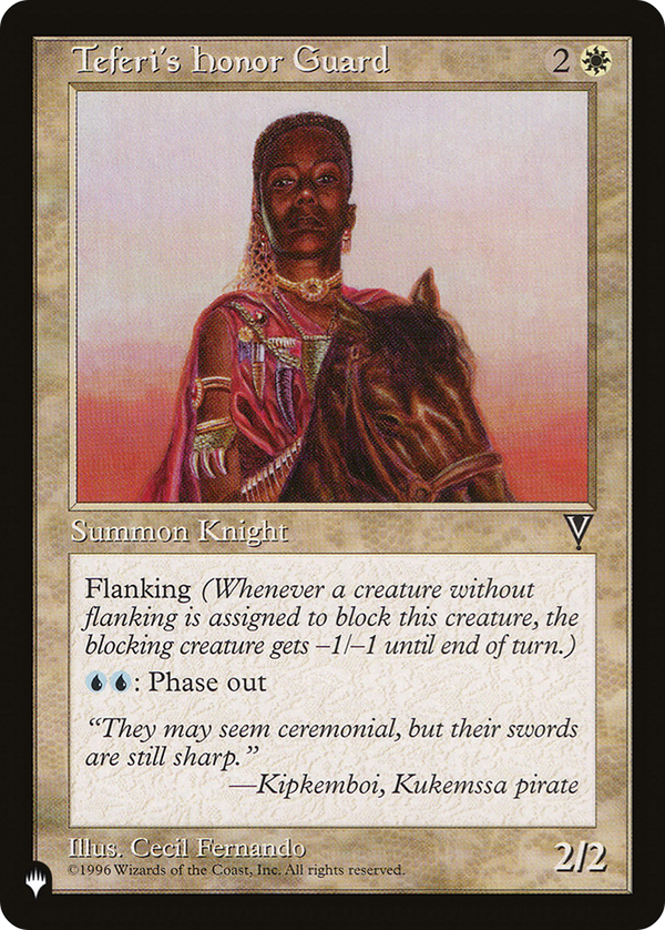 Teferi's Honor Guard (LIST-VIS-22) - The List