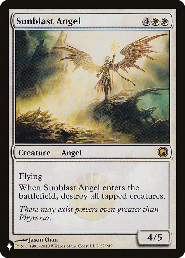 Sunblast Angel (LIST-SOM-22) - The List Foil