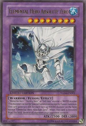 Elemental Hero Absolute Zero (YG04-EN001) - Miscellaneous Promotional Cards Limited